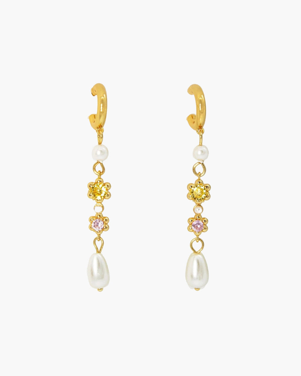 Flower Drop Earrings