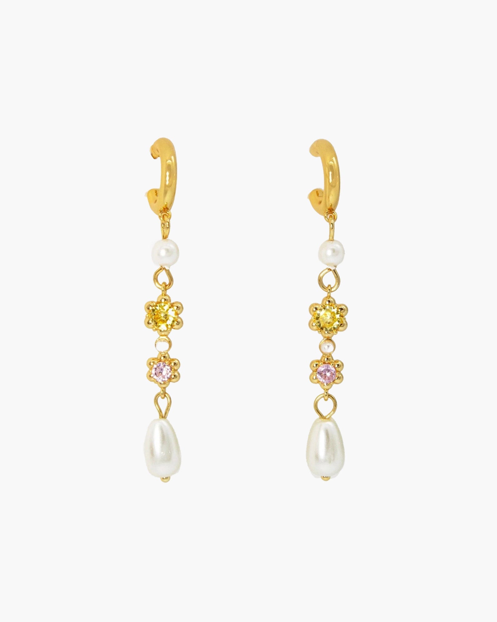 Flower Drop Earrings
